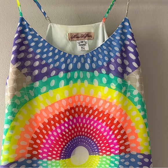 Mara Hoffman faux wrap midi dress, rainbow, size M - Picture 4 of 4